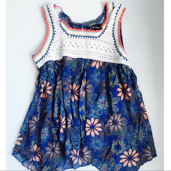 art club Other - Girls Art Class sz 4/5 crochet boho dress